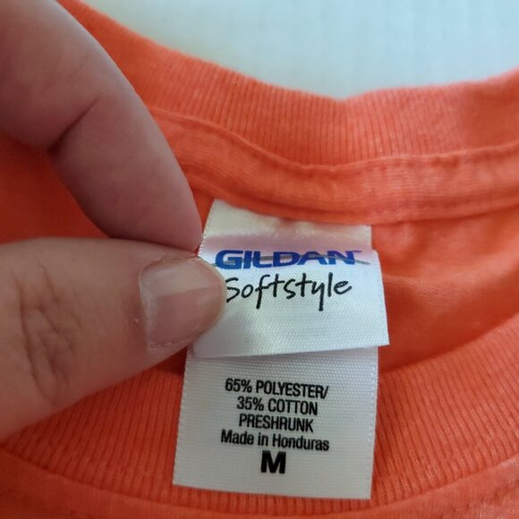 Hope Breast Cancer Awareness Orange Soft Style Short Sleeve T-shirt Medium - Picture 6 of 10